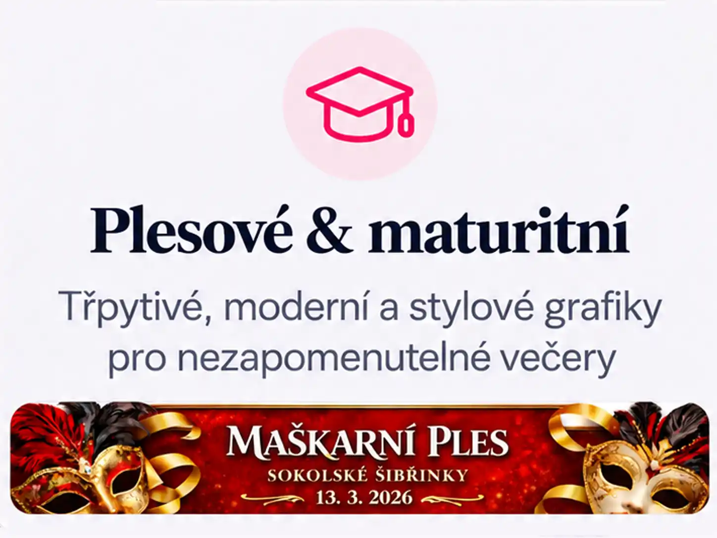 Plesové & Maturitní grafika