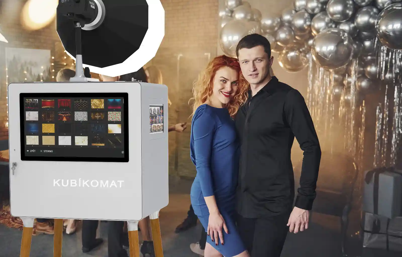 Fotokoutek KUBÍKOMAT na firemním večírku